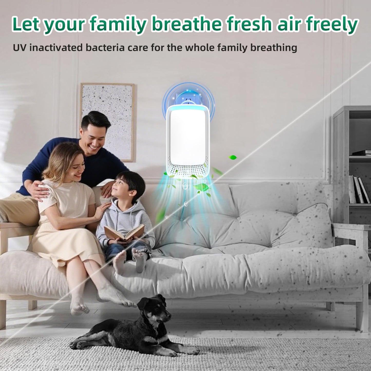 Klaraion Luftjonisator-vägguttag™