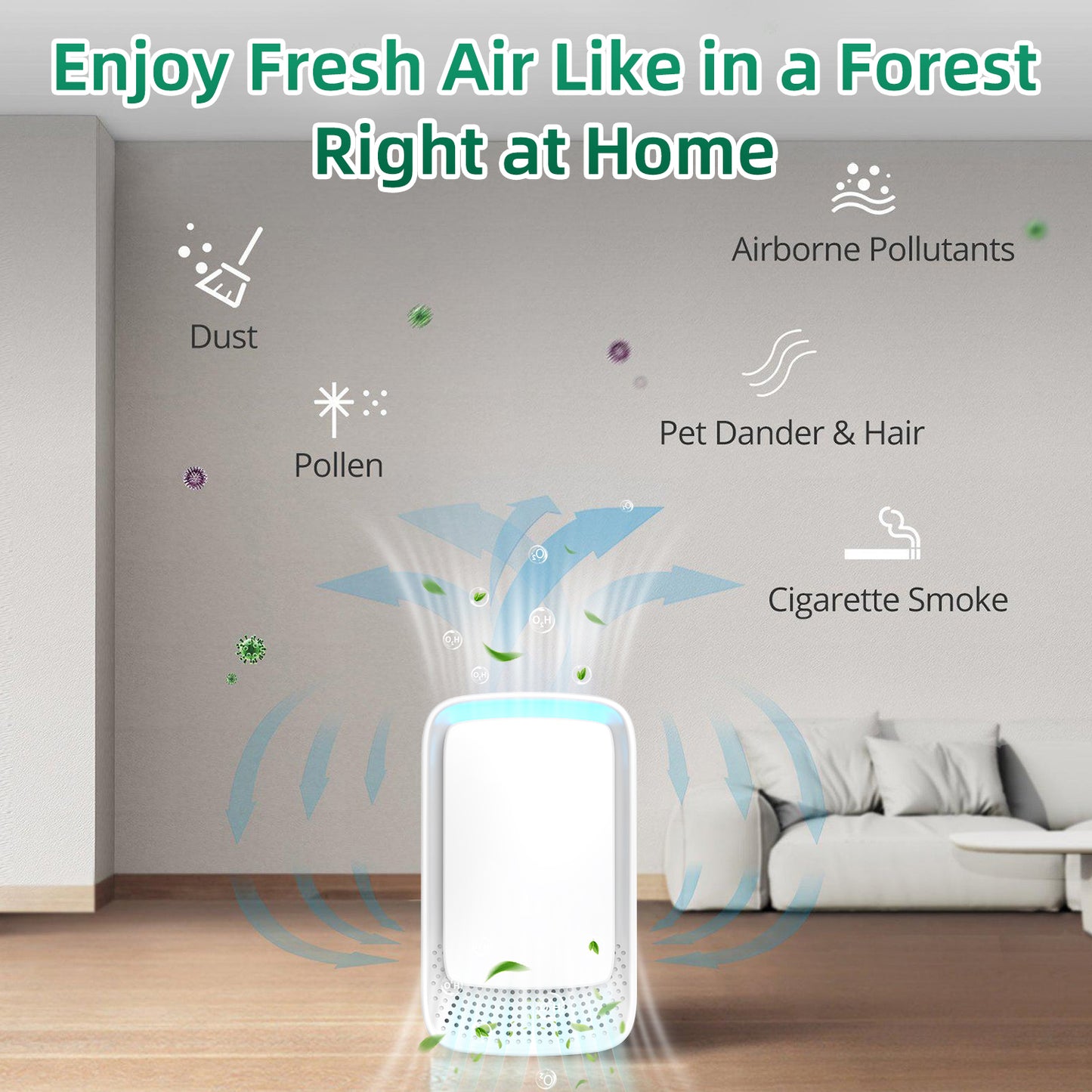 Klaraion Luftjonisator-vägguttag™